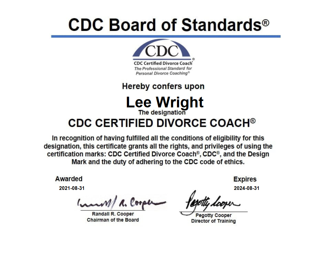 Lee Certificate as CDC